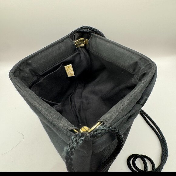 MAGID Black Vintage Evening Bag - Picture 5 of 5